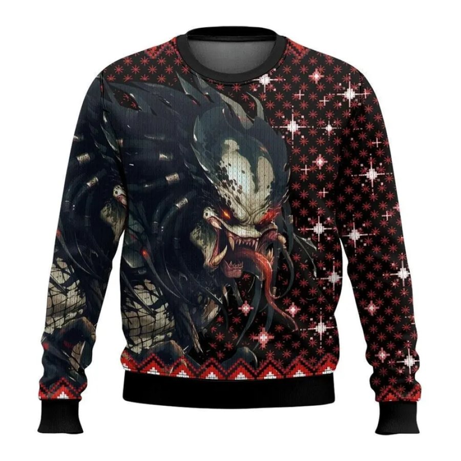 

Unisex Vintage Xenomorphs Alien Movie Christmas Ugly Sweater