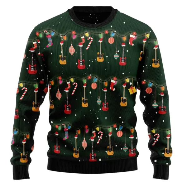 Unisex Christmas Story Print Crew Neck Ugly Christmas Gift Sweatshirt - Wayrates.com 