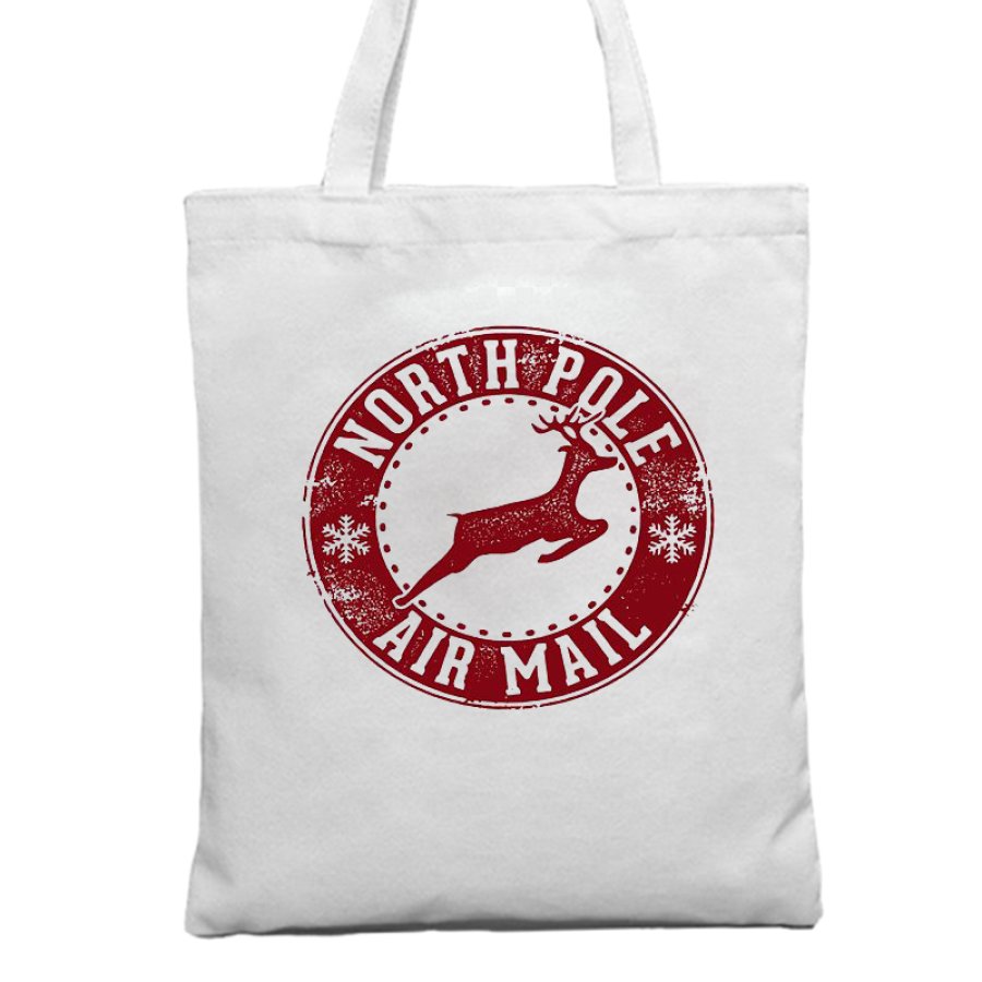 

Elk Christmas Gift Tote Bag Canvas Bag