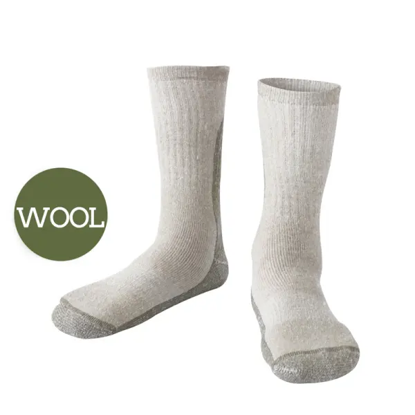 Unisex Thickened Hikng Skiing Wool Long Socks - Trisunshine.com 