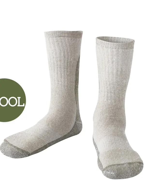 Unisex Thickened Hikng Skiing Wool Long Socks - Simplyion.com 
