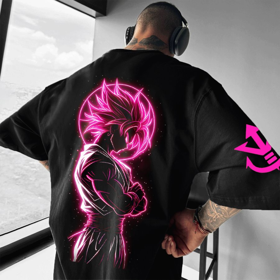 

Unisex Anime Casual Print Loose Casual T-Shirt