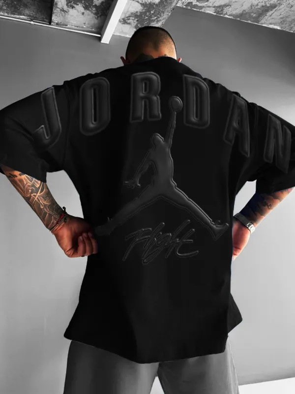 Unisex Jumpman Basketball Print T-Shirt - Pragmaace.com 