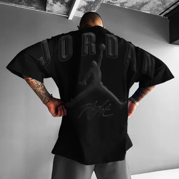 Unisex Jumpman Basketball Print T-Shirt - Spiretime.com 