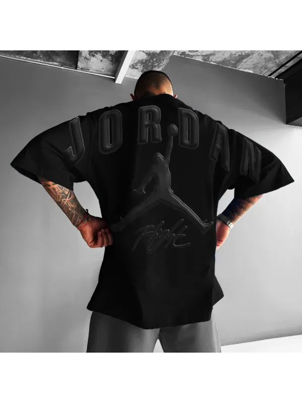 Unisex Jumpman Basketball Print T-Shirt - Anrider.com 