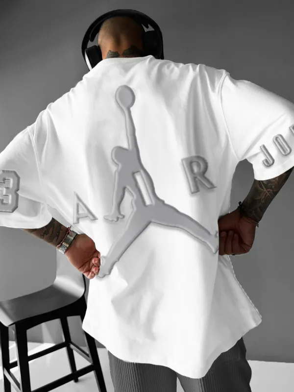 Men's Jordan Jumpman Basketball Oversized T-Shirt - Pragmaace.com 