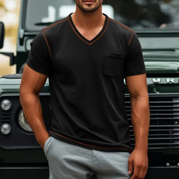 Men's Casual Short Sleeve T-Shirt - Menilyshop.com 