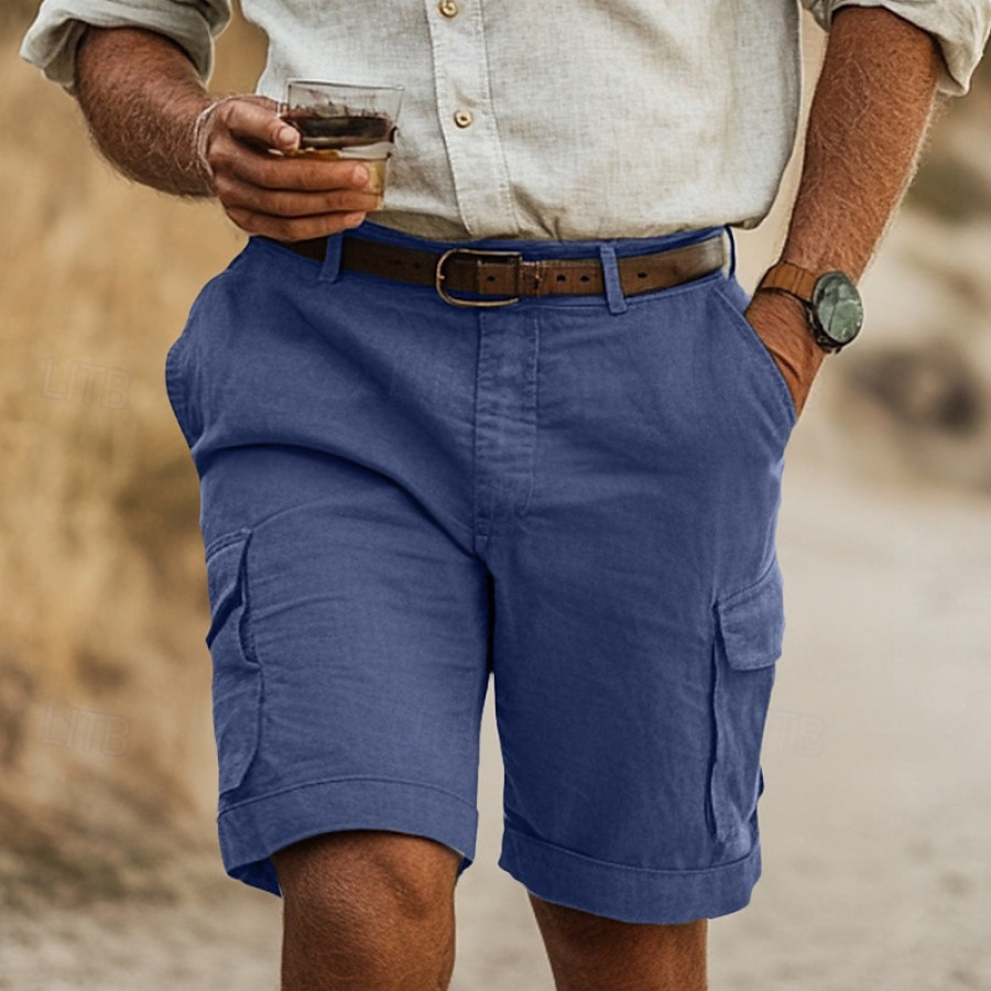 

Men's Cargo Shorts With Multiple Pockets