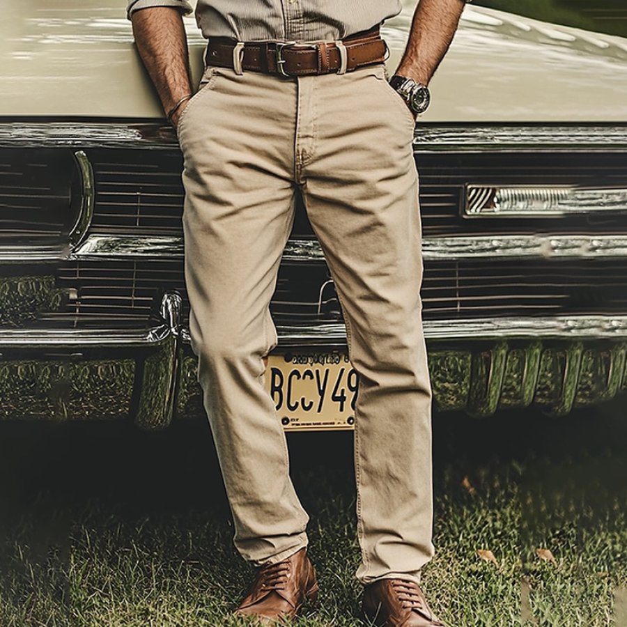 

Men's Vintage Outdoor Leisure Pocket Pants