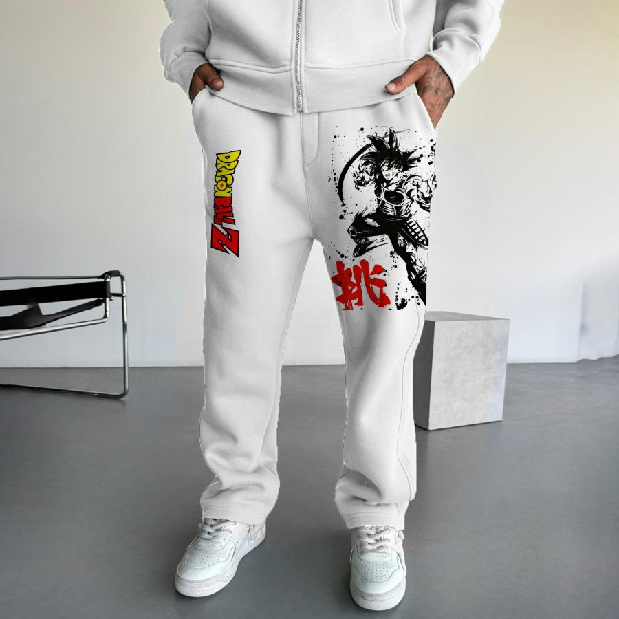 

Men's Vintage Anime Print Casual Outdoor Sweatpants
