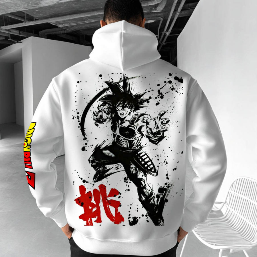

Unisex Anime Print Casual Oversized Hoodie