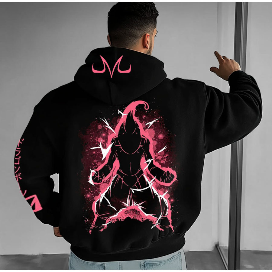 

Unisex Anime Print Casual Oversized Hoodie
