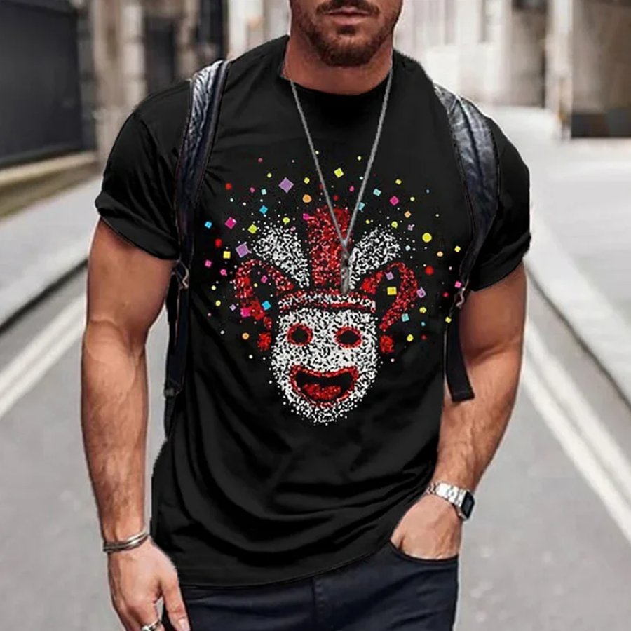 

Simpfit Men's Kölner Karneval Print T-Shirt