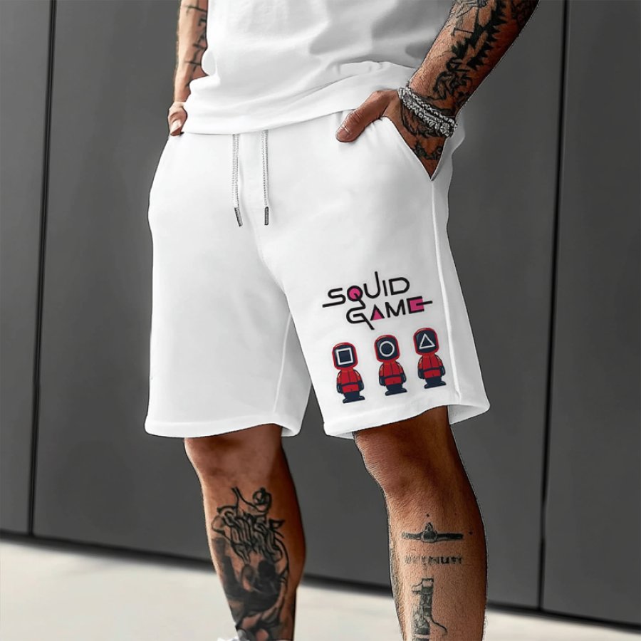 

Unisex Squid Game 2 Print Casual Daily Loose Shorts