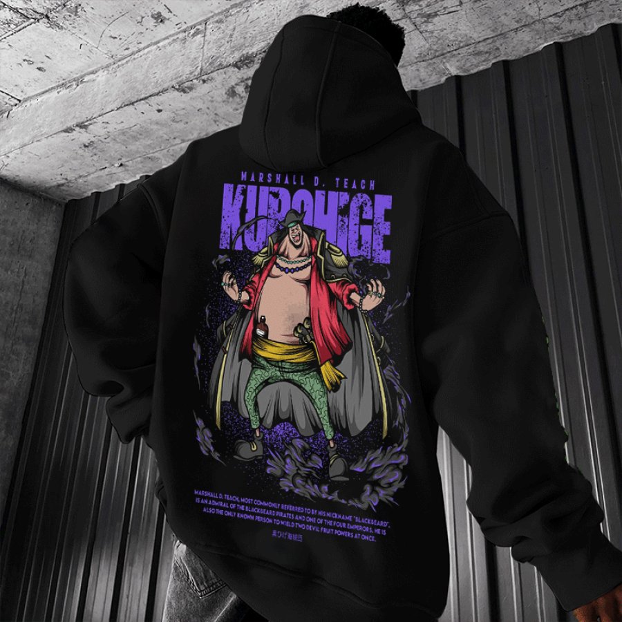 

Unisex Anime Printed Hoodie