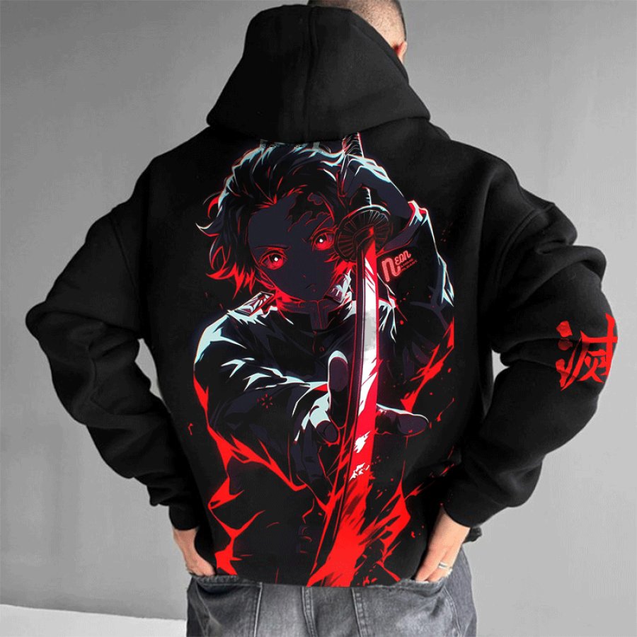 

Unisex Vintage Anime Oversize Hoodie