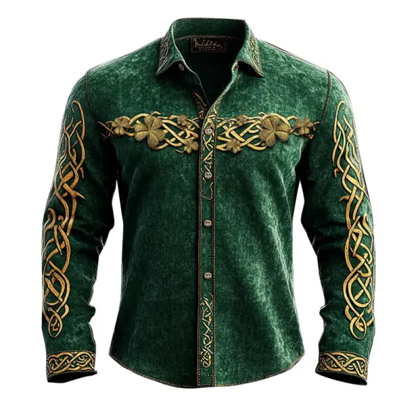 Vintage Clover St. Patrick's Day 3D Print Shirt Only $29.99 - Cotosen.com 