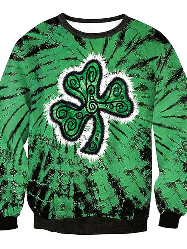 Unisex St. Patrick's Day Print 3D Ugly Sweatshirt Only $24.99 - Menbarn.com 