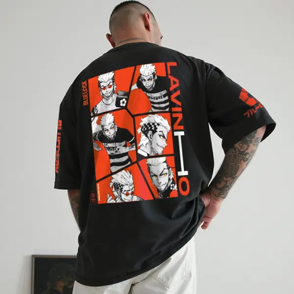 Unisex Football Anime Orange Graphic Print T-shirt - Wayrates.com 