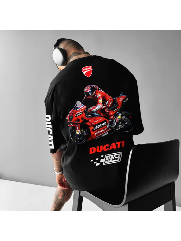 Unisex Oversized Moto No.93 T-Shirt - Aptkoi.com 