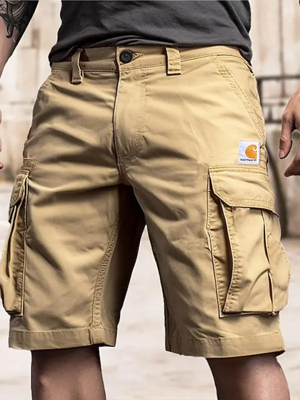 Carhartt Men's Outdoor Khaki Cargo Shorts - Menbarn.com 