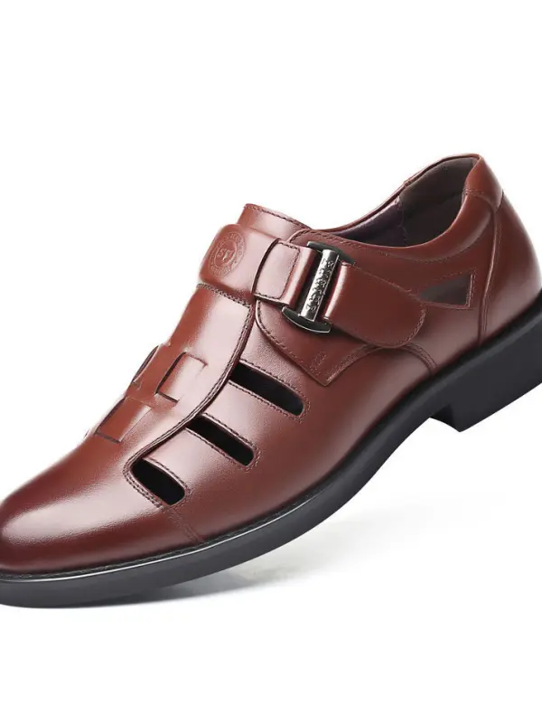 Men's Fishermen Sandals Comfort Shoes Casual Daily Leather Shoes - Pragmaace.com 