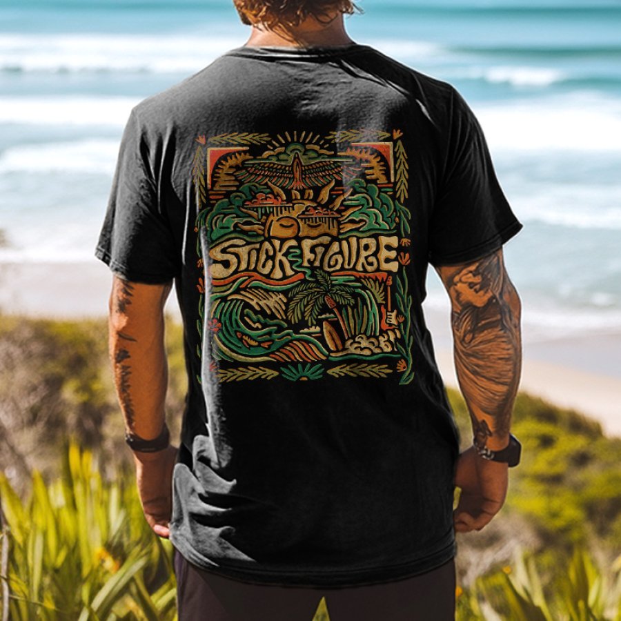 

Men's Tropical Adventure T-Shirt Surf T-shirt