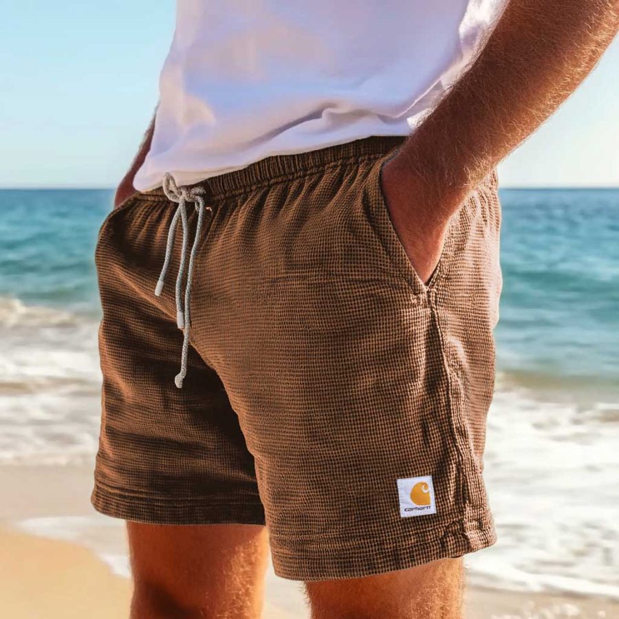 

Men's Carhartt Waffle Knit Beach Casual Summer Surf Shorts