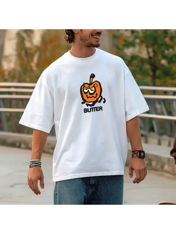 Unisex Smug Graphic Print Streetwear Oversized Short Sleeve T-Shirt - Anrider.com 