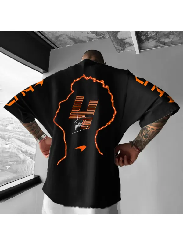 Unisex 2025 Racing Print Oversized Tee - Aptkoi.com 