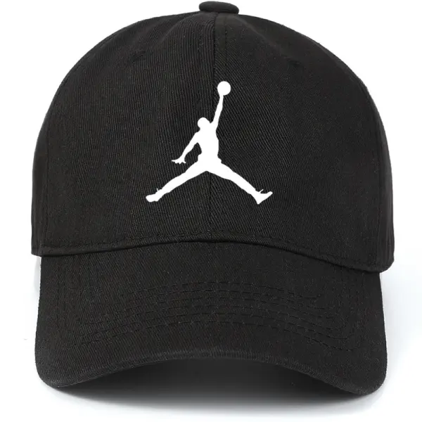 Washed Cotton Sun Hat Basketball Print Outdoor Casual Cap - Cotosen.com 