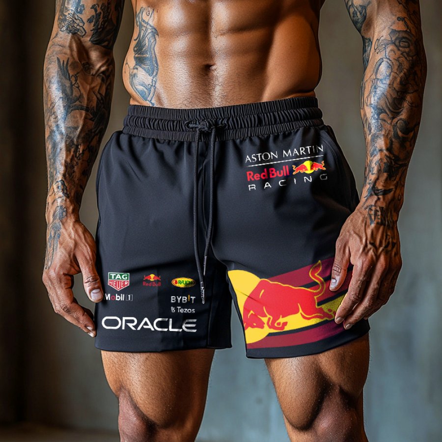 

Men's Print Performance Skin Friendly And Breathable Sports Shorts