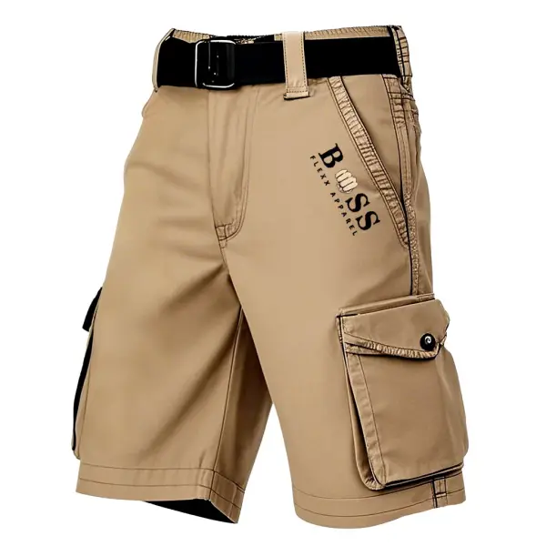 Men's Outdoor Multi-Pocket Tactical Stretch Functional Summer Cargo Shorts - Rabclub.com 