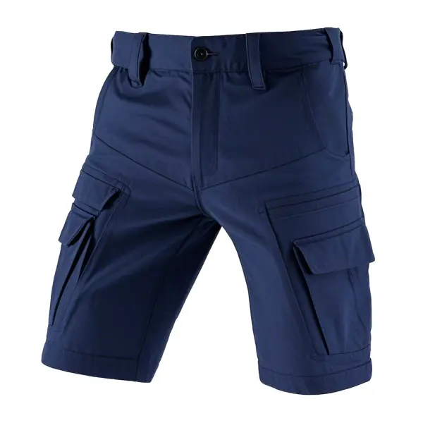 Men's Outdoor Tactical Multi-Pocket Stretch Workwear Cargo Shorts - Elementnice.com 