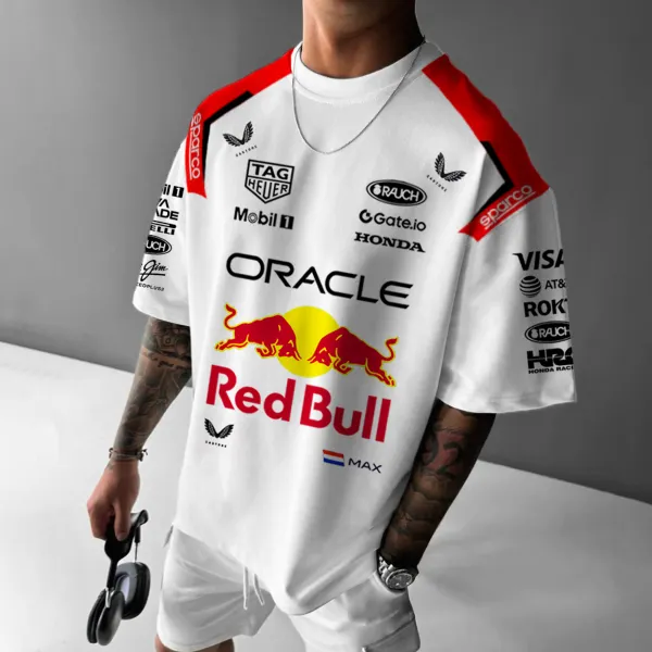 Unisex 2025 Racing Team Printed Cotton T-Shirt - Ootdyouth.com 