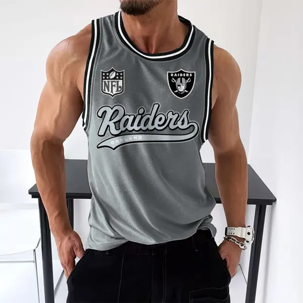Mens Rugby Graphic Sleeveless Tank - Yesunshine.com 