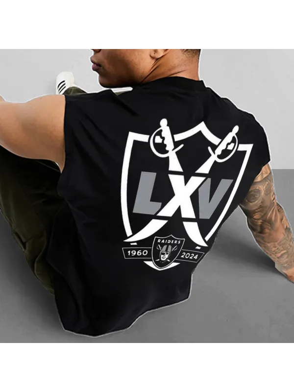 Mens Rugby Team Sleeveless Tank Top - Aptkoi.com 