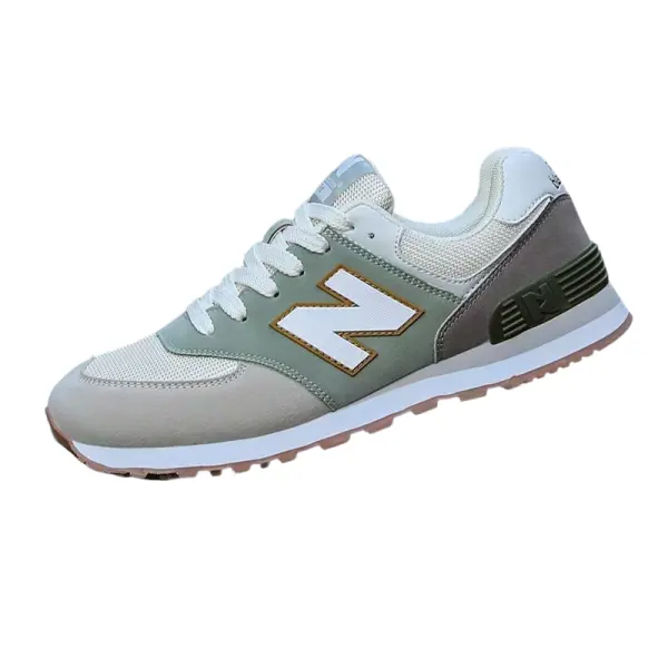 Letter Color Matching Fashion Jogging Shoes Casual Sports Shoes Sneakers - Cotosen.chimpone.com 