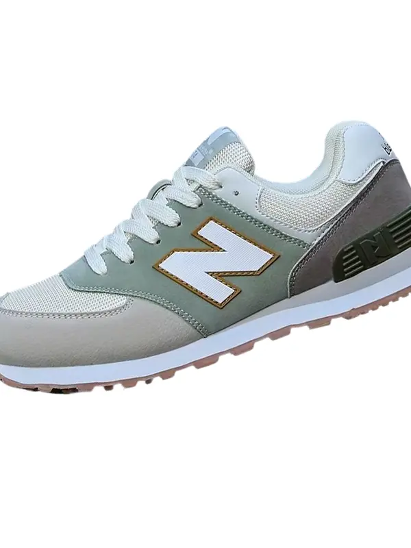 Letter Color Matching Fashion Jogging Shoes Casual Sports Shoes Sneakers - Pragmaace.com 
