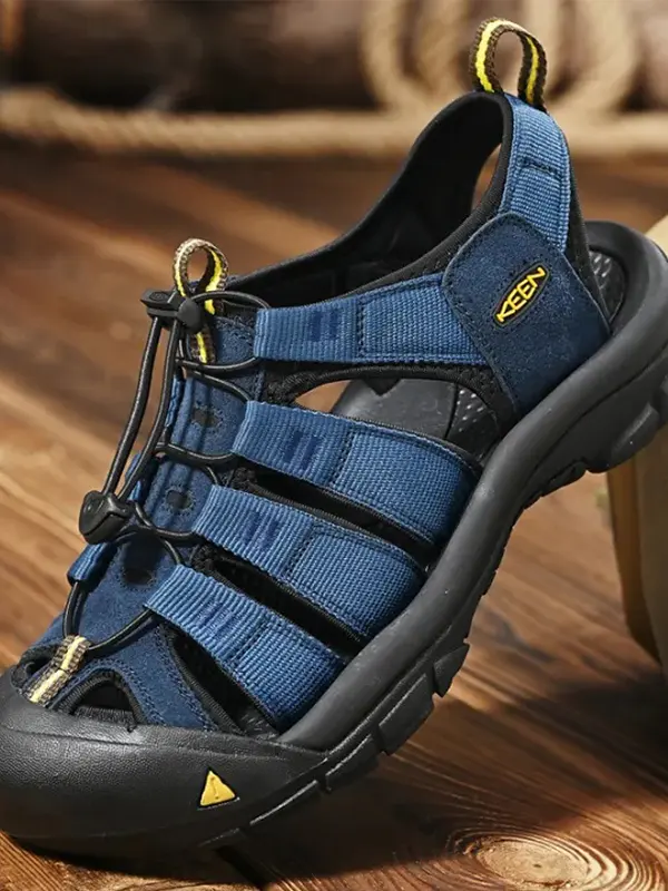 Men's Outdoor Soft Newport Non-slip Wear-resistant Beach Shoes Wading Surfing Sandals - Pragmaace.com 