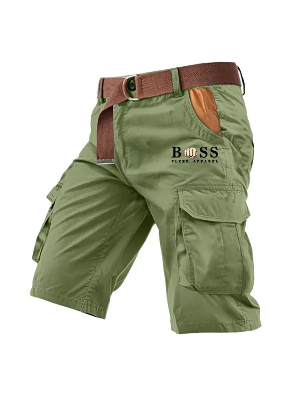 Men's Vintage Outdoor Multi-Pocket Cargo Shorts - Shopyiyistories.com 