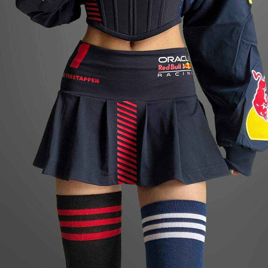 

Fashionable Sports Racing Design Skirt