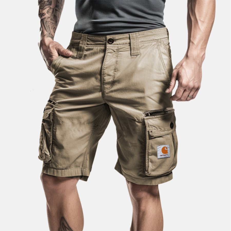 

Men's Vintage Multi-Pocket Tactical Cargo Shorts
