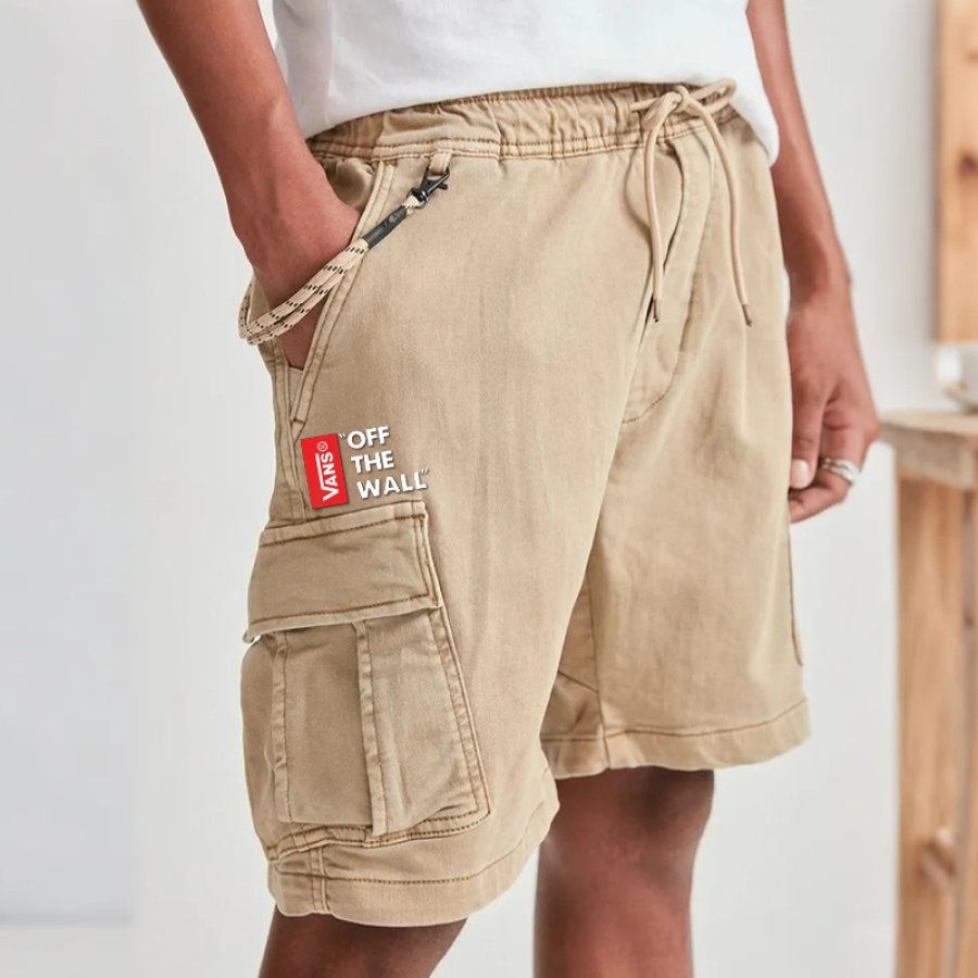 

Outdoors Surf Cargo Shorts With Adjustable Drawstring And Multi-Pockets For Men