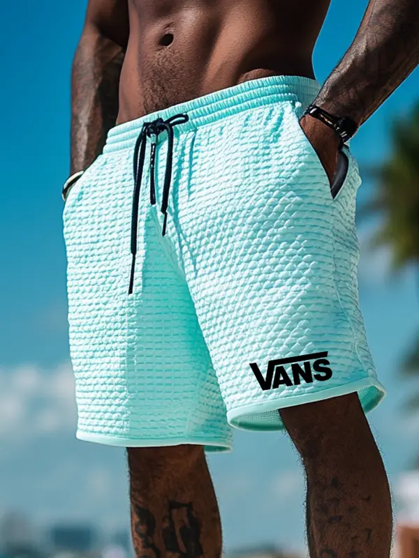 Waffle Lightweight Beach Shorts For Men - Perfect For Summer Outdoors - Menbarn.com 