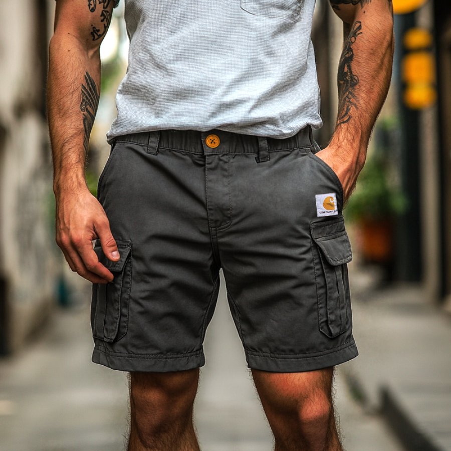 

Carhartt Men's Cargo Shorts With Multi-Pockets For Outdoor Adventures