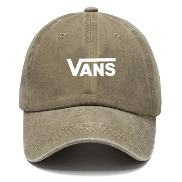 Surf Print Unisex Washed Cotton Sun Hat Vintage Print Casual Cap - Wayrates.com 