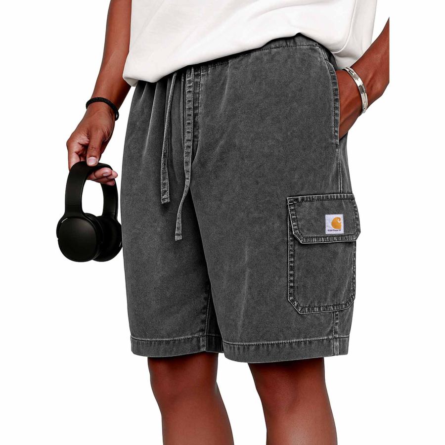 

Carhartt Men's Vintage Washed Multi-Pocket Casual Workwear Cargo Shorts