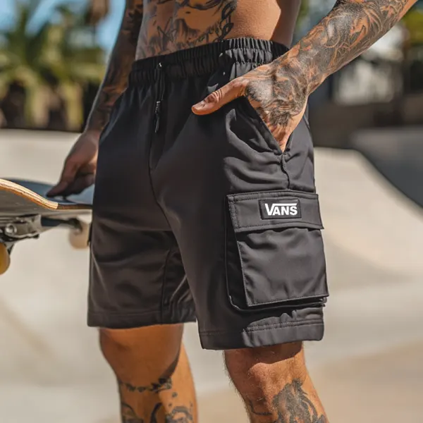 Skateboard Cargo Shorts With Large Utility Pockets For Active Lifestyle - Wayrates.com 
