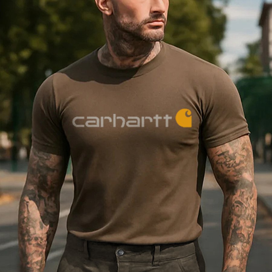 

Vintage Short Sleeve Tee For Everyday Wear